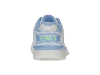 K-Swiss Women's Hypercourt Express 2 Lucent White/Dutch Canal/Paradise Green 126 - Left Side