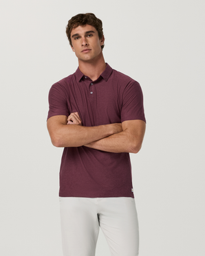 Strato Tech Polo - Fig Heather